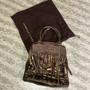 Golden brown beautiful brand new purse never used